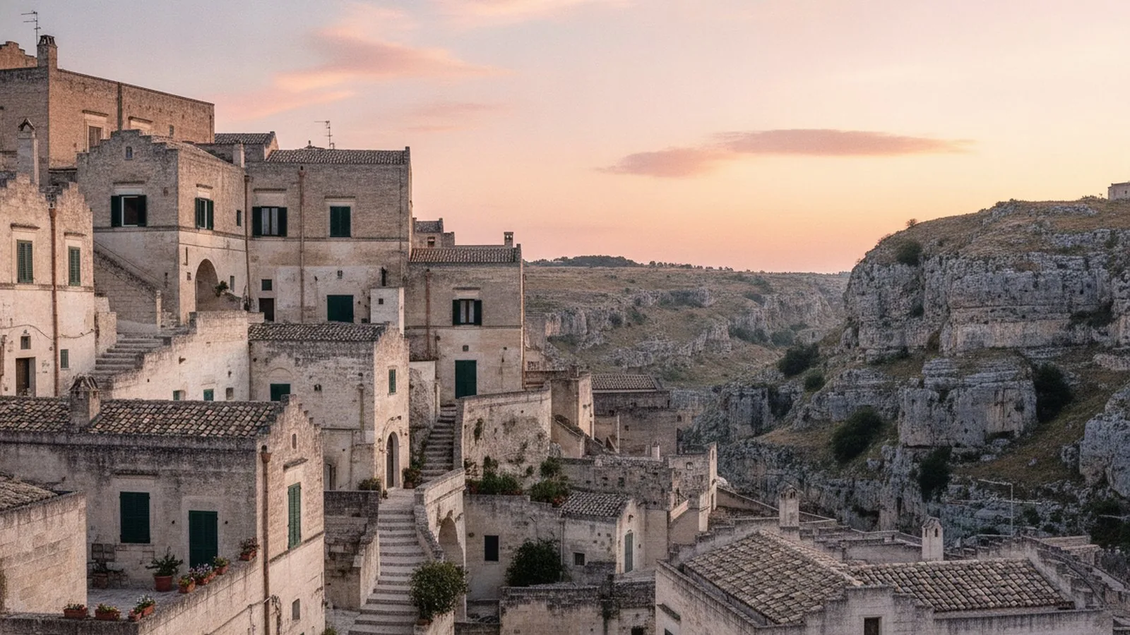 I Sassi di Matera nel Sasso Caveoso, dove si trova il MUSMA