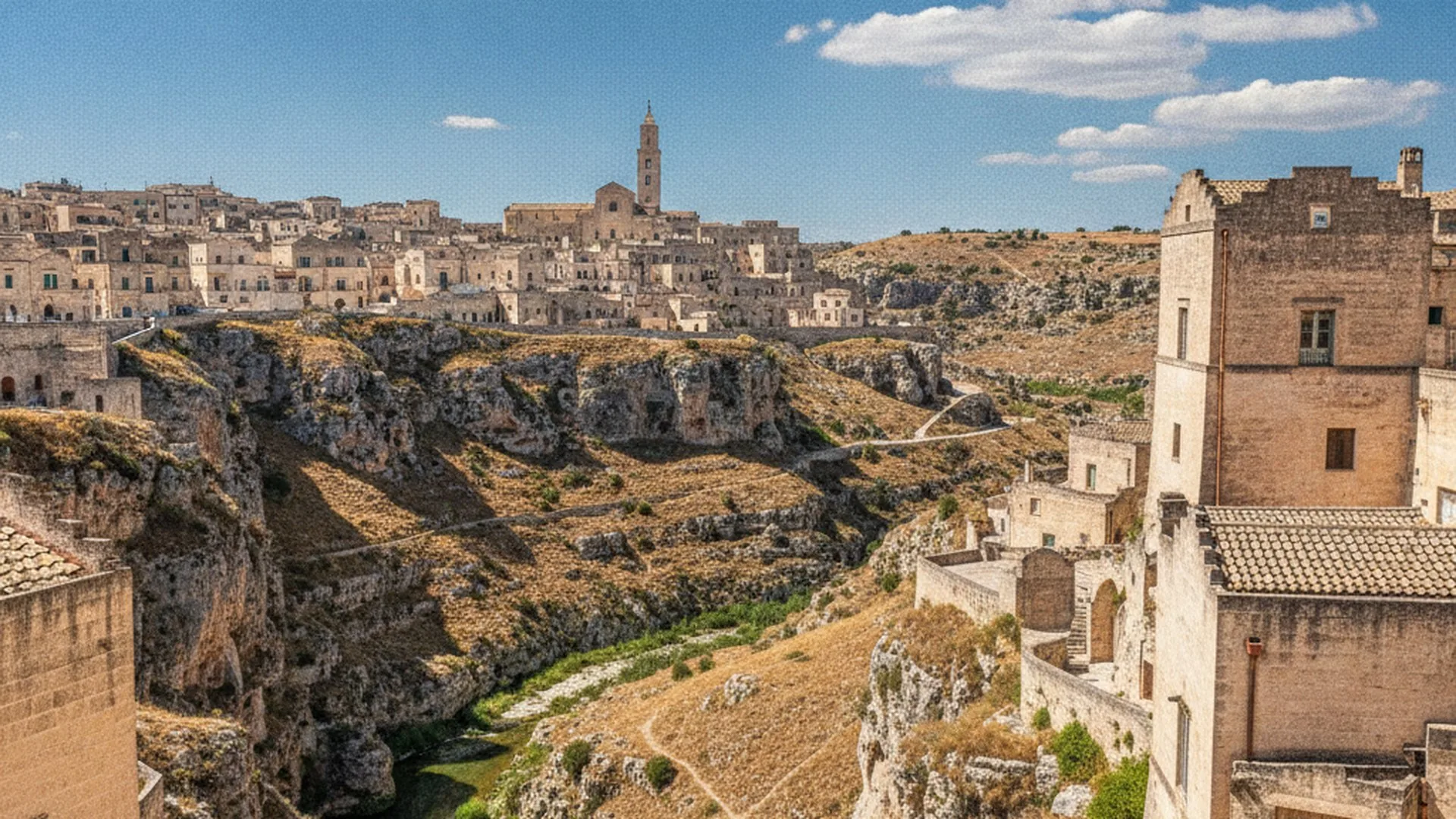 Matera e la gravina